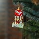 thumbnail image 5 of Set de adornos de cristal navideño | Muñeco de nieve y diseño de árbol | Decoración de casas navideñas | Coleccionable festivo artesanal | Centro de mesa elegante de 9,8 cm | Escaparate | Caja de, 5 of 6