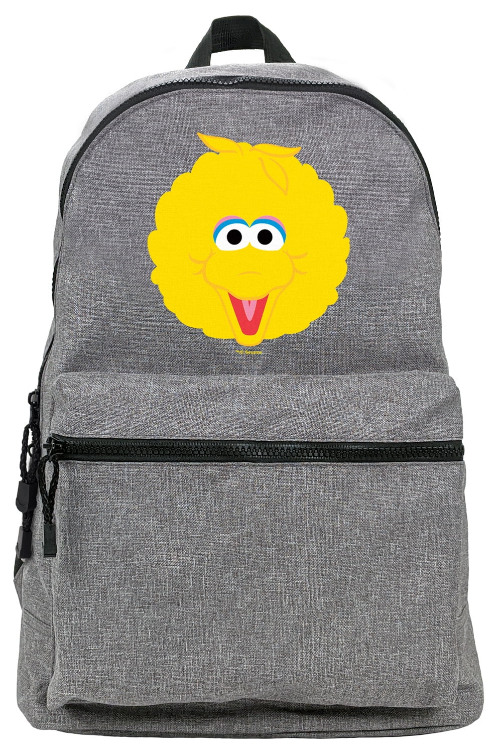 Sesame Street Big Bird Head Lightweight Backpack for Work School Daily Use Packable for Travel