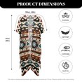 thumbnail image 6 of FKELYI Womens Bikini Cover Up for Summer Open Front Cardigan American Tribal Geometric Print Beach Cover Ups Comfy Beach Kimono Beachwear Ladies Cruise Outfits Resort Wear, 6 of 6