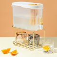 thumbnail image 4 of maskred Glass Beverage Dispenser Metal Stand Holder Bottle Two For Layer Drink 3.7L Style A 1Set, 4 of 6