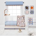 thumbnail image 3 of Bacati - Mod Sports Blue Orange Chocolate Musical Baby Crib Mobile, 3 of 8