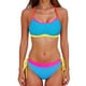 thumbnail image 1 of Conjunto de Bikini de Cintura Alta para las Mujeres Bloque de Color de Control Del Estómago Correa Ancha de Apoyo Trajes de Baño de Cintura Alta de Dos Piezas para las Mujeres, 1 of 9