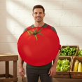 thumbnail image 3 of Hsqqdc 1PC Adult Cute Funy Fruit Print Outfit Set , Unisex Tomato Pattern Jumpsuit,One Size, 3 of 7