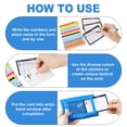 thumbnail image 3 of GOGO Football Wristband with QB Playbook - Wrist Coach - 192 Stickers & 6 Sign Cards for DIY (Blue), 3 of 7