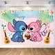 thumbnail image 5 of Fondo de ángel de Lilo y Stitch de Disney, decoraciones personalizables para fiestas de feliz cumpleaños, suministros para fiestas de baby shower, 5 of 5