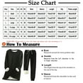 thumbnail image 2 of Posijego 2 Piece Outfits for Women Winter Fleece Lined Sweatshirt with Plush Jogger Pants Warm Pajamas Lounge Sets, 2 of 4
