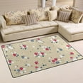 thumbnail image 2 of Bohemian Flowers Area Rugs Colorful Large Non-Slip Floor Matative Carpets Doormat for Kitchen Living Dining Dorm Playing Room Bedroom 31 x 20inch Home Decor, 2 of 7