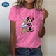 thumbnail image 1 of Disney Minnie Print Anime Summer Top Tshirt Femen Print White T Shirt Anime Mickey Mouse T Shirt Top Tees Graphic Aestheticadult-M Gao Jinjia LED, 1 of 2