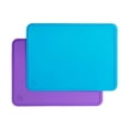 thumbnail image 1 of Manteles individuales de silicona para niños, paquete de 2, azul/morado, 1 of 6