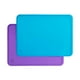 thumbnail image 1 of Alfombrillas de silicona antideslizantes para niños, de color azul y morado, fáciles de limpiar y seguras, paquete de 2, 1 of 6