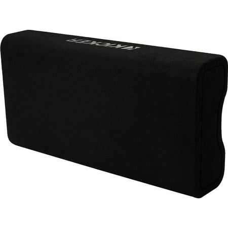KICKER - PTRTP Powered Down-Firing 10" Dual-Voice-Coil-Ohm Loaded Subwoofer Enclosure - Black