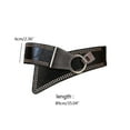thumbnail image 6 of Women's Waist Belts Plus Size Dresses leather Elastic Stretch Cinch Belt with Fashion Metal Interlock Belt Buckle, 6 of 17