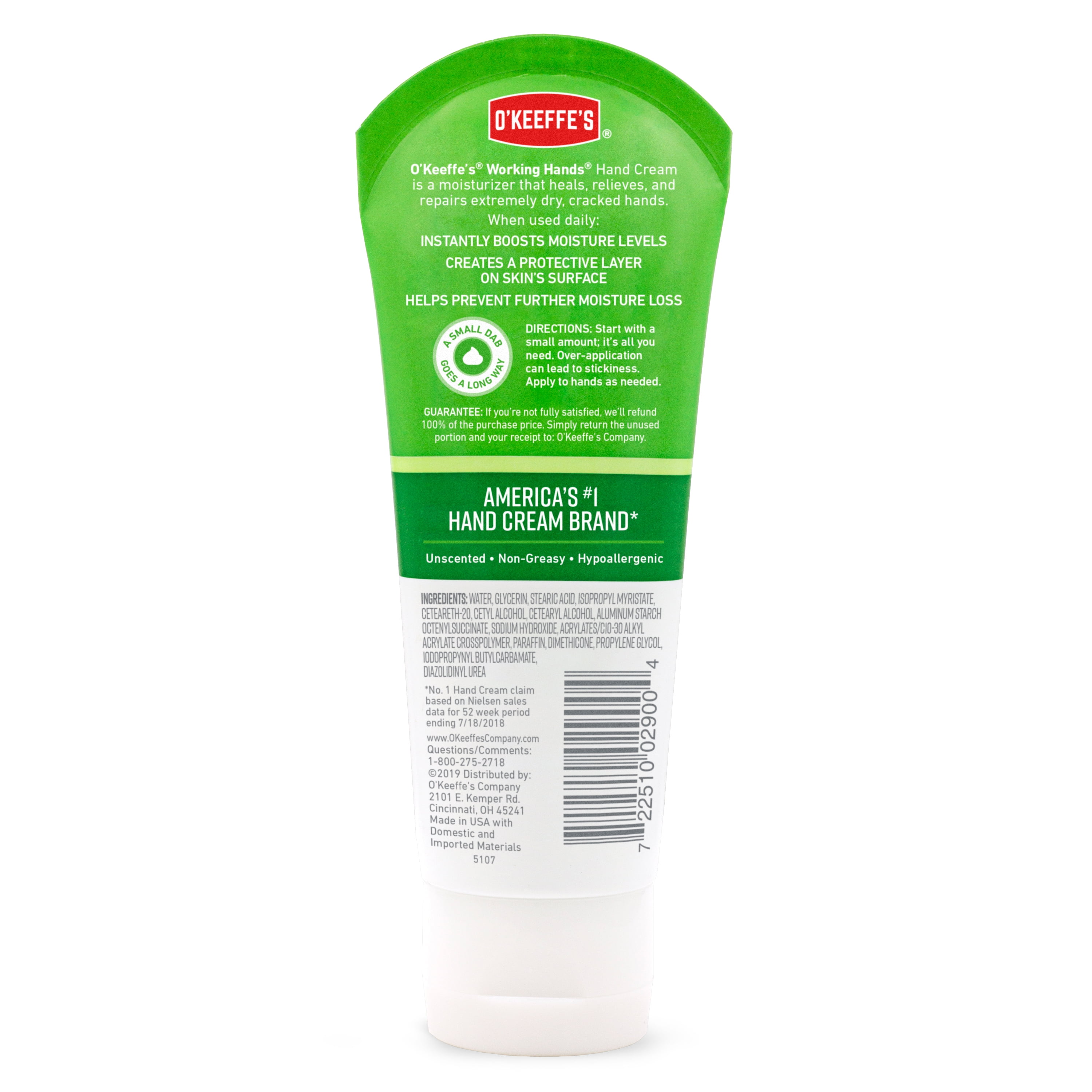 O'Keeffe's Working Hands Cream, 2 oz Tube