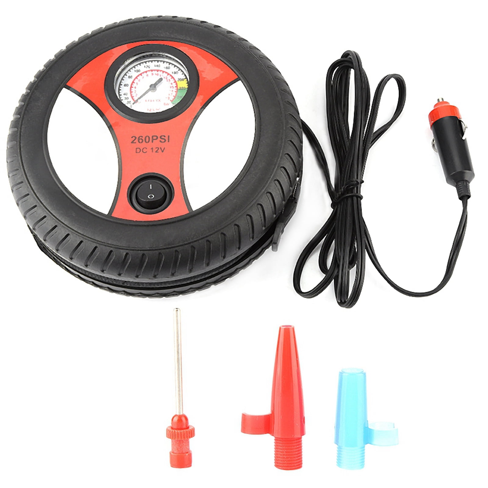 Tyre Inflator Pump,12V Portable Car Air Tire Air Compressor Pump Tire Inflator Custom Engineered