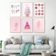 thumbnail image 2 of Póster de comida de helado de caramelo rosa de verano, lienzo Pop, arte de pared, imagen impresa, pintura, habitación de niñas, guardería, decoración del hogar, moda, 2 of 4