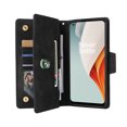 thumbnail image 5 of Case for OnePlus Nord N100 5G Magnetic Leather Zipper Wallet Cover Card Holder, 5 of 5