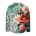 thumbnail image 5 of Xdegoge Order History Online Summer Tops for Women 2025 3/4 Sleeve Button Down Collared Shirts Floral Summer Fashion Tunic T-Shirts Y2K Loose Fit Dressy Casual Blouses Camisas Para Mujer, 5 of 5