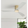 thumbnail image 5 of Electric Fans 52 Inch Low Profile Ceiling Fan DC 3 Solid Wood Fan Blade Noiseless Reversible Motor Remote Control Without Light,Ceiling Fans, 5 of 8