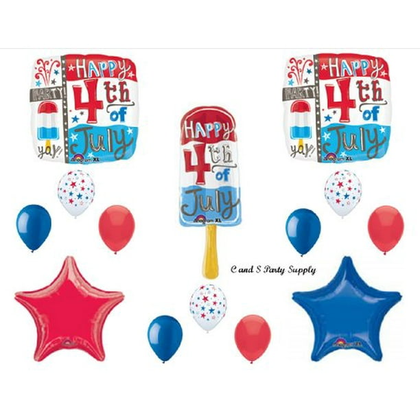 Popsicle 4th Fourth of July PARTY Balloons Decorations Supplies Cookout