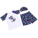 thumbnail image 1 of Trajes De Baño De Dos Piezas Para Niños, Conjuntos De Trajes De Baño De Manga Corta Para Niños, Traje De Baño Con Sombrero Para El Sol Para Piscina, Playa, Patrón De, 1 of 7