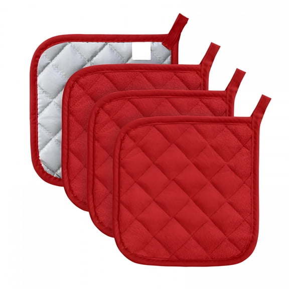 ACDANC Heat Resistant Pot Holders Set 4 Pack Kitchen Hot Pads,Pot Holders for Kitchen Oven Mitts for Safe Cooking Hot Pads for Kitchen