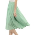 thumbnail image 2 of Allegra K Women's Polka Dots Elastic Waist Flowy A-Line Midi Pleated Skirt, 2 of 7