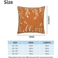 thumbnail image 4 of Fall Pillow Covers 18x18 Set of 2, Hello Fall Leaves Orange Decorative Outdoor Throw Pillow Covers Autumn Thanksgiving Farmhouse Cushion Case Linen Square for Home Couch Sofa, 4 of 6