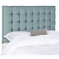 Safavieh Lamar Tufted Polyester Headboard, Full, Slate Blue