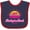 Navy and Red, variant on Inktastic Summer Enjoy the Sunshine Huntington Beach California Pink Boys or Girls Baby Bib
