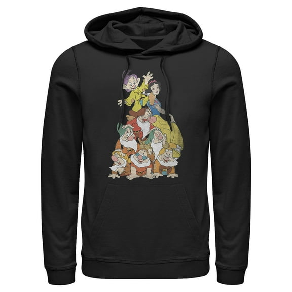Men's Snow White and the Seven Dwarfs Pile Pull Over Hoodie