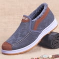 thumbnail image 5 of NOKIO Men'S Warm Fleece-Lined Winter Shoes Fashion Winter Men Snow Boots Round Toe Thick Soles Slip On High Top Colorblock Plush For Warm Men'S Insulated Outdoor Boots, 5 of 5