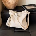 thumbnail image 3 of Fashion casual tote women in winter 2025, new Korean version, large capacity shoulder bag for work and commuting, high-end texture, 3 of 7