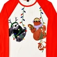thumbnail image 5 of Matching Family Pajamas Sets Christmas PJ's Santa Sloth Print Top and Pants Bottom 2Pcs Sleepwear, 5 of 9