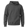 thumbnail image 5 of Vmberlty Kids Oversized Hooded Sweatshirts Teen Boys Solid Color Long Sleeve Hoodies with Functional Pockets Breathable Casual Daily Outdoor Tops, 5 of 6