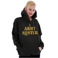 thumbnail image 5 of US Army Sister Military Logo Ribbon Hoodie Sweatshirt Women Brisco Brands L, 5 of 6