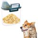 thumbnail image 1 of 1 recipiente para comida para perros, barril de comida transparente, recipiente para comida seca para mascotas, con vaso medidor, para comida y cereales para mascotas, 15,5 x 11 x 22 cm, 1,5 L (azul), 1 of 5