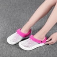 thumbnail image 4 of Puntoco Plush Slippers Outdoor House Shoes Clearanc Couple Women Winter Home Slippers Keep Warm Non-Slip Indoors Bedroom Floor Shoes White 6(36), 4 of 8