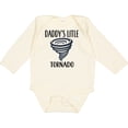 thumbnail image 3 of Inktastic Daddys Little Tornado Boys Boys Long Sleeve Baby Bodysuit, 3 of 5