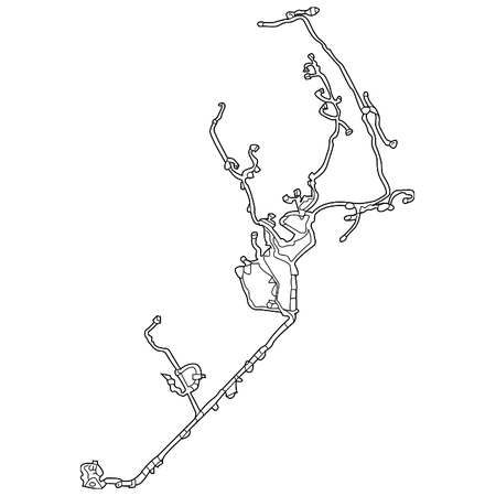 Genuine OE Nissan Harness - 24017-4RE3C