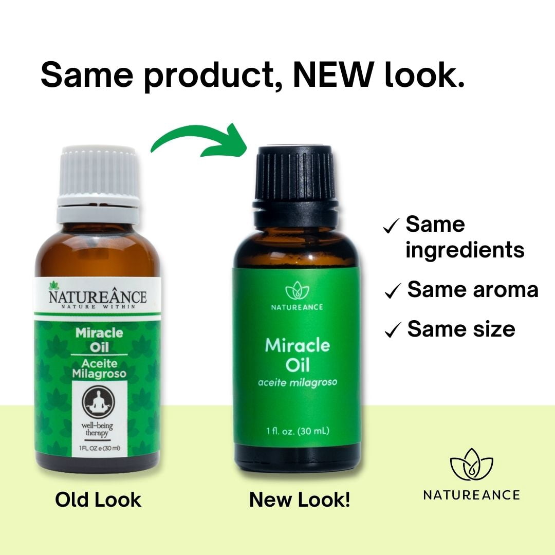 Natureance Miracle Oil 30mL (1 Oz) - Aceite Milagroso - Relaxing Essential Oil Blend