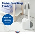 thumbnail image 5 of Clorox Toilet Plunger and Bowl Brush Combo Set with Caddy, 6.75" x 7" x 19.5", White/Gray, Pack of 2, 5 of 5