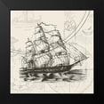 thumbnail image 2 of Barnes, Victoria 15x15 Black Modern Framed Museum Art Print Titled - Anchors Away III, 2 of 5