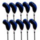 thumbnail image 2 of Juego de 10 fundas de repuesto resistentes al agua para palos de golf y maderas de driver. azul negro, 2 of 9