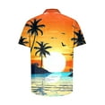 thumbnail image 5 of DJDLJWCJ Mens Hawaiian Shirts Short Sleeve, Vacation Hawaiian T Shirts polo T Shirts Lightweight Graphic Tee Summer Beach Shirts Multicolor M, 5 of 5