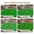 thumbnail image 7 of ODIKA 6'x9' Washable Area Rug Non-Slip, Chair-Friendly, Field Football Door Yardline Grid Center Markings Stadium Border for Dining Room, Under Table, Office Décor, 7 of 7