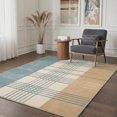 thumbnail image 6 of GENIMO 2'x3' Minimalist Area Rug, Machine Washable Non Slip Low Pile Rug for Entryway Front Door Kitchen Bathroom, Muted Neutral, 6 of 7