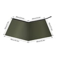 thumbnail image 4 of Jupe de Pluie Extérieure Coupe-Vent Imperméable Manteau de Pluie Demi-Corps pour Équitation Camping Randonnée, 4 of 6