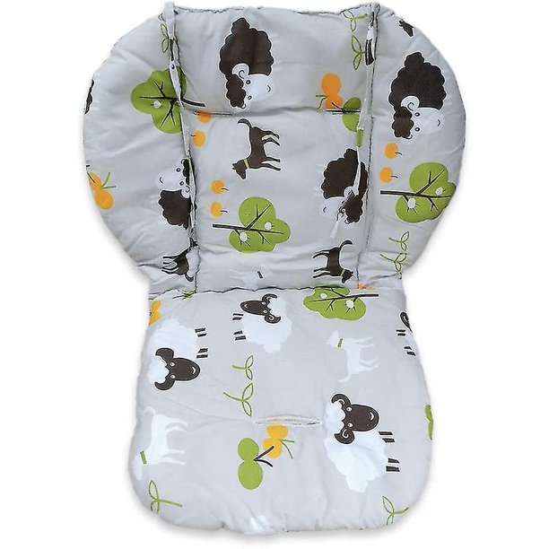 Funda de cojín para silla alta, cojín para silla alta/cojín para silla alta/almohadilla para silla alta transpirable, patrones suaves y cómodos, lindos y exquisitos, más