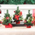 thumbnail image 2 of Kripyery Mini Christmas Tree Desktop Decoration Vibrant Color Realistic Looking Xmas Party Scene Layout Artificial Christmas Tree Decor, 2 of 8