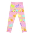 thumbnail image 5 of HXWCHs Girls Straight Leg Pants Easter Print Leggings Fashion Athletic Casual Stretch Pants for toddlers and Kids 3-4Years Pink, 5 of 5